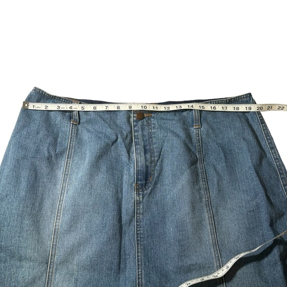 Venezia Denim Skirt Size 18 Western Boho Stretch Casual - Picture 9 of 11